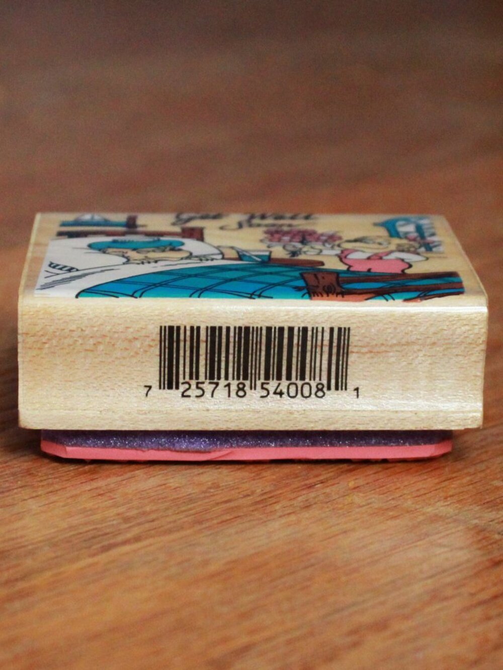 Vintage Inkadinkadoo (w/ Berenstain Bears) 1994 Wooden-Mounted Rubber Stamp - Picture 4 of 6